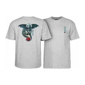 Powell Peralta T-shirt Dragon Skull Grey