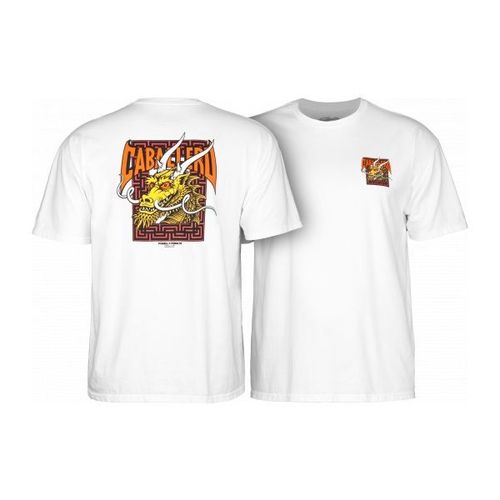Powell Peralta Steve Caballero Street Dragon T-shirt White