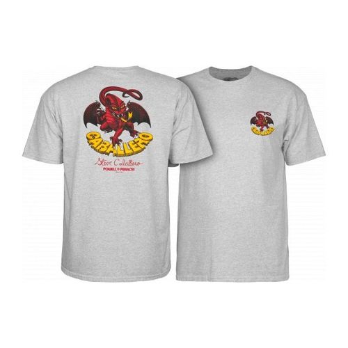 Powell Peralta Steve Caballero Original Dragon T-shirt - Grey