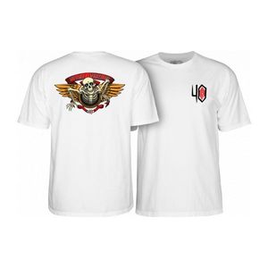 Powell Peralta 40th Anniversary Winged Ripper T-shirt White