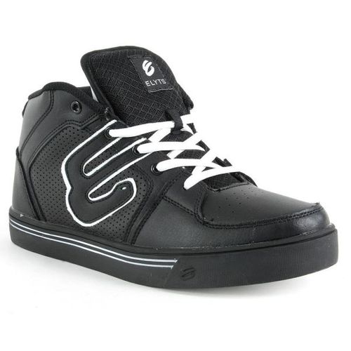 נעלי סקייטבורד Elyts Mid-top Nubuck Black