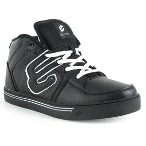 נעלי סקייטבורד Elyts Mid-top Nubuck Black