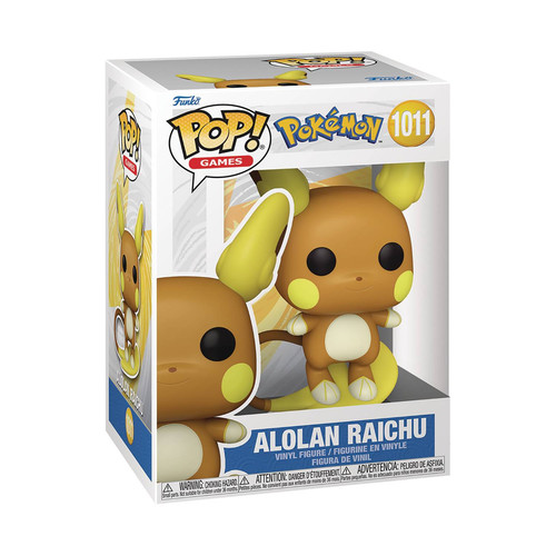 בובת פופ פוקימון ראיצ’ו אלולאני| Funko Pop! Pokemon Alolan Raichu 1011