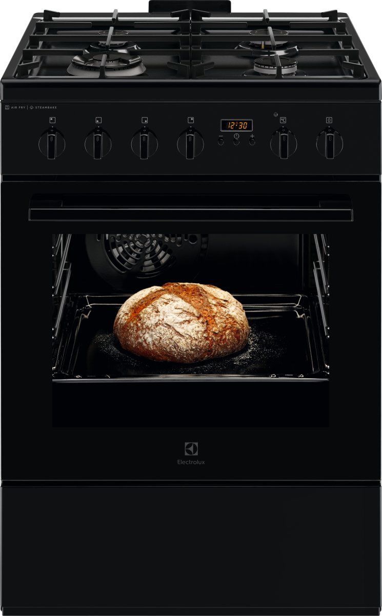 תנור משולב גז שחור Electrolux LKK660224K אלקטרולוקס