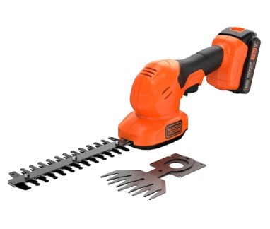מגזמת שיחים נטענת כולל סוללה Black+Decker BCSS18D1-QW