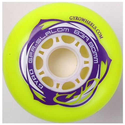 גלגל GYRO Slalom Yellow 76mm