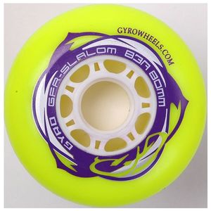 גלגל GYRO Slalom Yellow 76mm