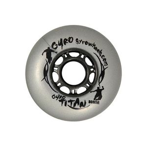 גלגל לרולרבליידס GYRO GFR Titan Silver 80mm