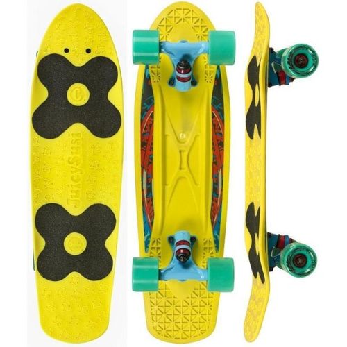 CHOKE SKATEBOARDS Spicy Sabrina 23.6*7 Yellow Blue