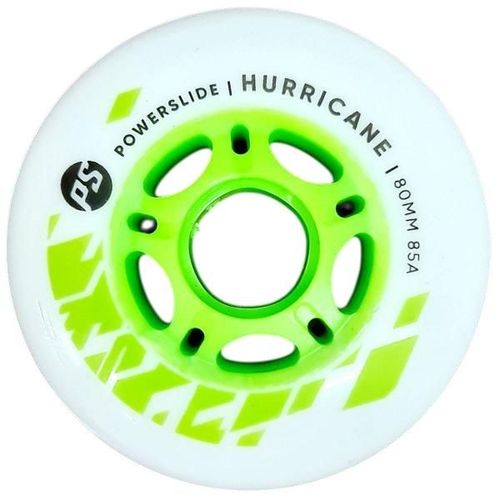 POWERSLIDE Hurricane Wheels 80MM 85A White 4pcs