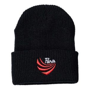 PARIS SWOOSH EMB BEANIE ONE SIZE FITS ALL