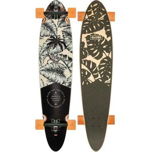 GLOBE 40 Pinner Classic Hurricane Leaves Longboard Complete