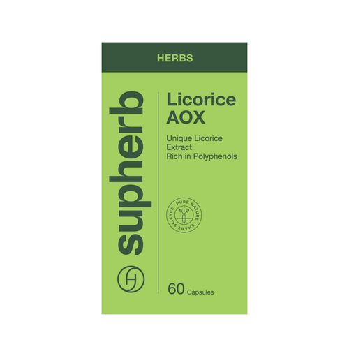 סופהרב ליקוריץ AOX מכיל 60 כמוסות Supherb
