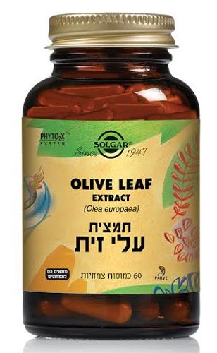 טבע זול | תמצית עלי זית סולגר - 60 כמוסות
