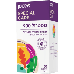 נוסטרול 900 | להורדת כולסטרול LDL בדם* | פיטוסטרולים, 900 מ"ג