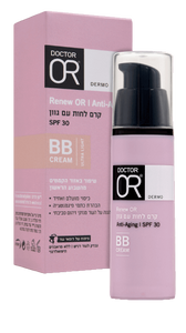 קרם לחות עם גוון | BB CREAM | גוון אולטרה לייט | SPF30 | אנטי אייג