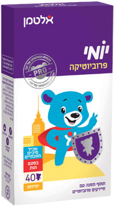יומי פרוביוטיקה | בטעם תות | מכיל 40 דובונים | מכיל סויה וחלב | כשר חלבי |