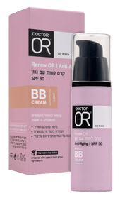 קרם BB | לחות עם גוון לייט | מקדם הגנה SPF30 | אנטי אייג