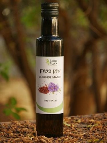 שמן זרעי פשתן בכבישה קרה | 250 מ