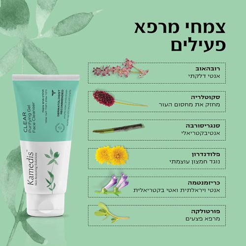 תרחיץ פנים טיפולי | ניקוי עמוק ויסודי לעור שומני | מכיל 100 מ