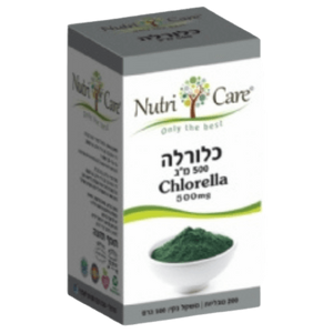 כלורלה | 500 מ"ג | 200 טבליות | 
