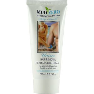 MUDZERO | קרם להסרת שיער לנשים וגברים | מכיל 200 מ"ל | מתאים לכל סוגי העור | 