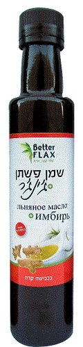טבע זול | שמן זרעי פשתן וג'ינג'ר בטר פלקס - 250 מ