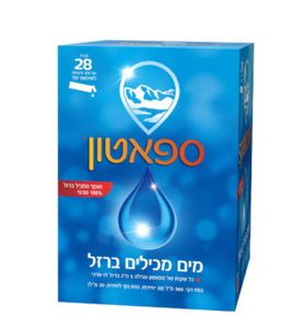 ספאטון | מים המכילים ברזל | 28 אריזות אישיות | תוסף ברזל 100% טבעי |