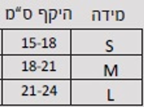 מגן פרק כף היד מידה L | פורטונה פלוס | fortuna plus