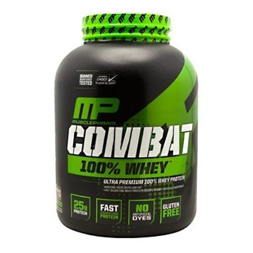 MUSCLEPHARM COMBAT 100% WHEY | אבקת חלבון | בטעם תות | 2.27 ק