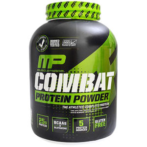 MUSCLEPHARM | COMBAT PROTEIN POWDER | קומבט אבקת חלבון | בטעם בננה | 1.814 ק"ג | 