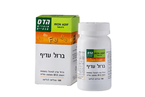 טבע זול | ברזל עדיף - 100 טבליות