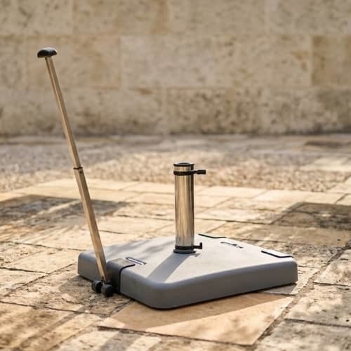 בסיס שמשיה בטון מרובע 52 ק