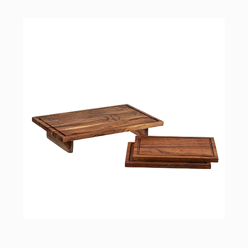 בוצ'ר הגשה 3 חלקים אלגנטי ומרשים | Acacia Elevate Set