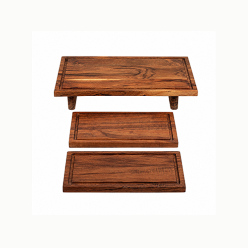 בוצ'ר הגשה 3 חלקים אלגנטי ומרשים | Acacia Elevate Set