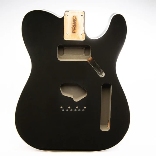 גוף לגיטרה ALLPARTS PTBF-BN-BW PRiMO Replacement Tele Body Black Onyx w/ White Binding