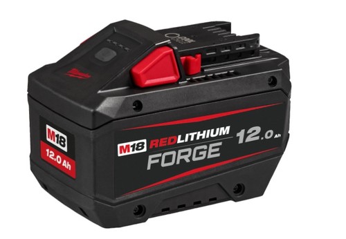 סוללת 12AH 18V !  חזקה במיוחד - פורג' Milwaukee M18 FORGE
