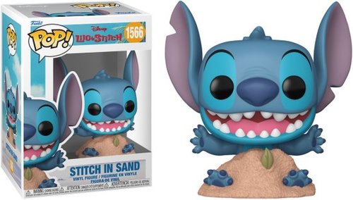 בובת פופ דיסני: לילו וסטיץ' - סטיץ' בחול  Funko Pop Lilo and Stitch Stitch in sand 1566