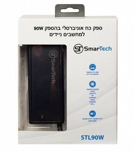 ספק כח אוניברסלי למחשבים ניידים 90W דגם STL90W חברת SmarTech