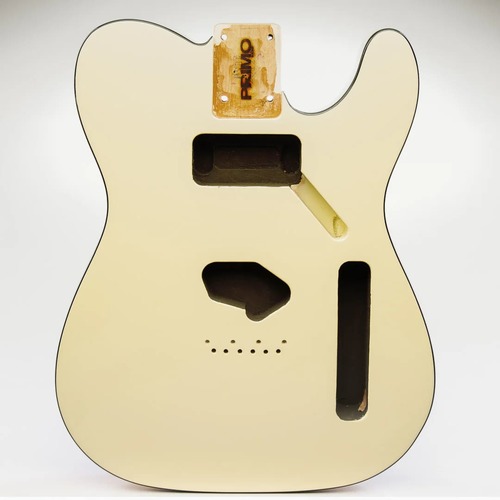 גוף לגיטרה ALLPARTS PTBF-BN-WB PRiMO Replacement Tele Body Alabaster w/ Black Binding