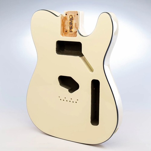 גוף לגיטרה ALLPARTS PTBF-BN-WB PRiMO Replacement Tele Body Alabaster w/ Black Binding