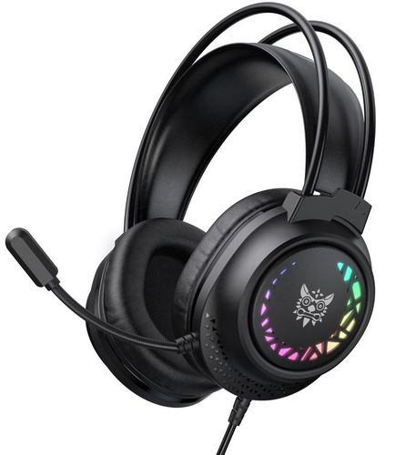 אוזניות גיימינג מקצועיות ONIKUMA X92 עם תאורת RGB