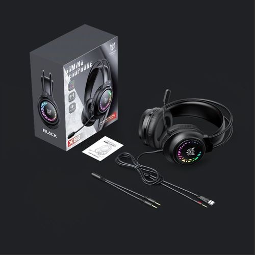 אוזניות גיימינג מקצועיות ONIKUMA X92 עם תאורת RGB