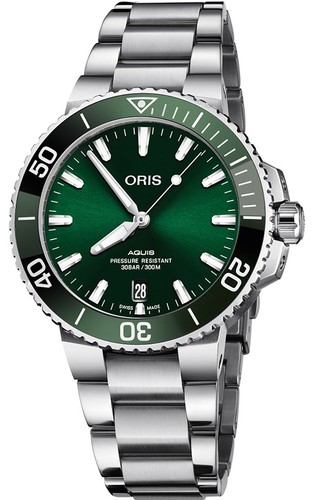 ORIS 0173377324157-0782105PEB 39.5MM Aquis Date
