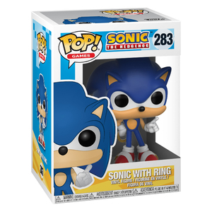 בובת פופ סוניק הקיפוד סוניק עם טבעת | Funko Pop! Sonic the Hedgehog Sonic with ring 283