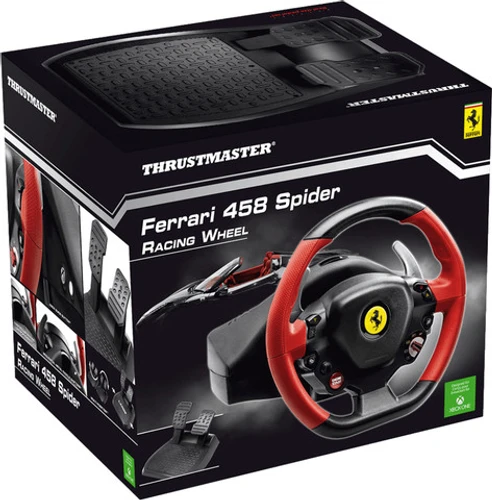 הגה מירוצים THRUSTMASTER XBOX FERARI SPIDER 458