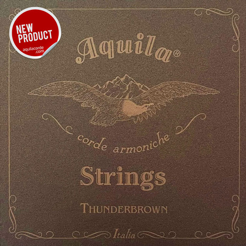 סט מיתרים ליוקללה בס אקוילה חום Aquila ThunderBrown 167U