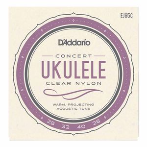 מיתרים ליוקללה סופרן– Daddario EJ65S Pro-Arté Custom Extruded Ukulele Soprano