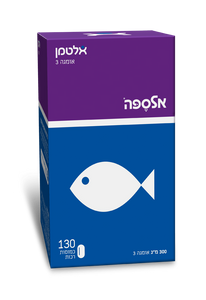 אלספה | אומגה 3 | כמוסות רכות | 130 כמוסות |