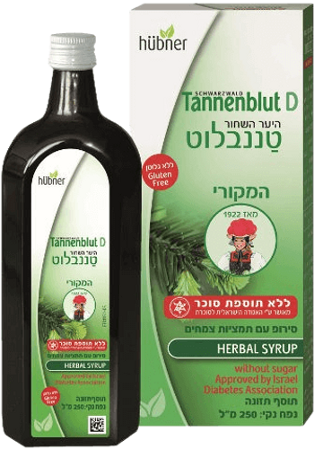 טננבלוט | סירופ עם תמציות צמחים | ללא תוספת סוכר | מכיל 250 מ